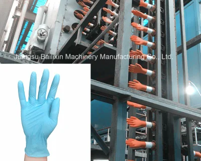 Línea de producción de inmersión de guantes Máquina de producción de guantes