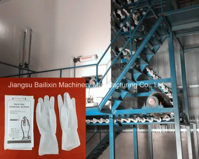 Máquina para fabricar guantes desechables de polietileno